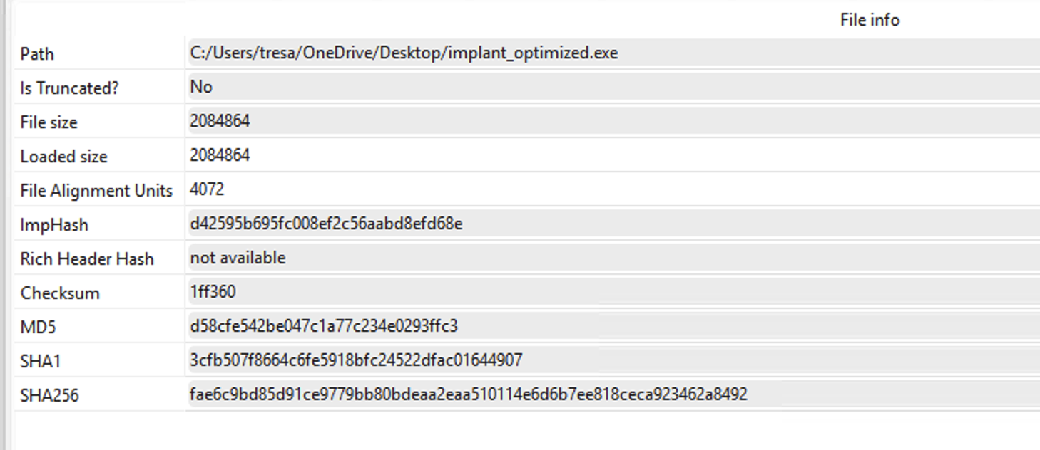 win64 optimized